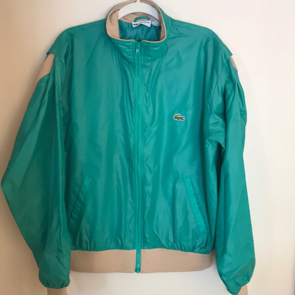 LACOSTE Vintage Nylon Windbreaker Jacket